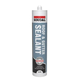 Soudal Roof & Gutter Sealant | Black - 290ml
