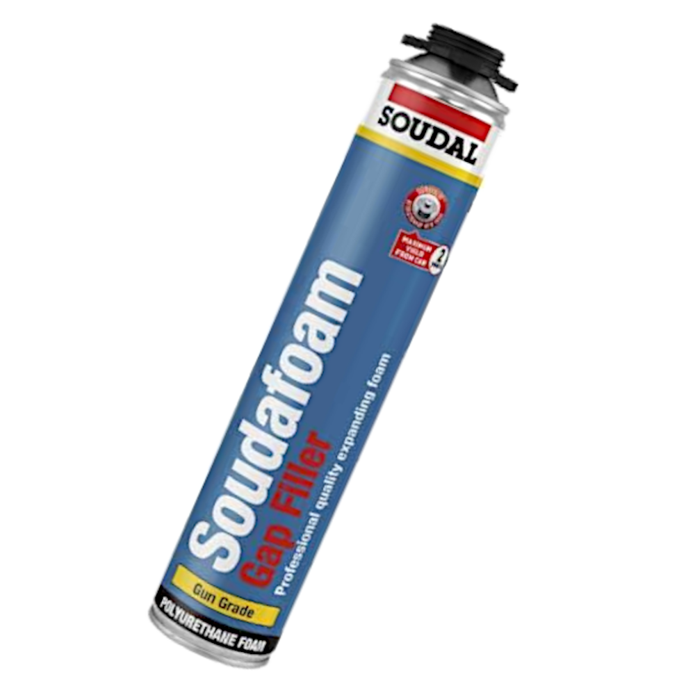 Soudal Soudafoam Gap Filler Expanding Foam | Gun Grade - 750ml