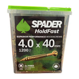 Spader Holdfast Superior Performance Woodscrews 4.0x40
