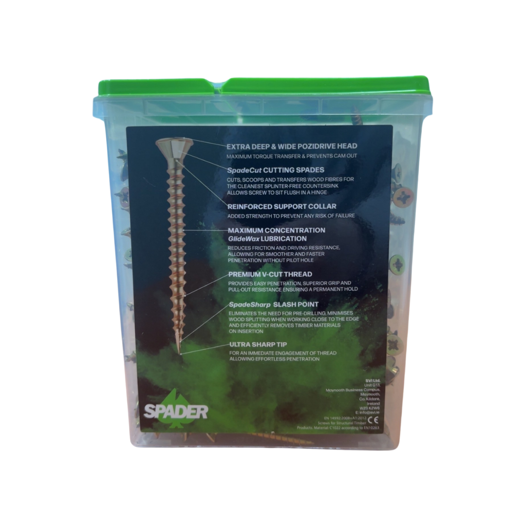 Spader Holdfast Superior Performance Woodscrews 4.5x80 QTY 450