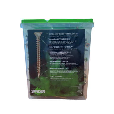 Spader Holdfast Superior Performance Woodscrews 4.5x80 QTY 450