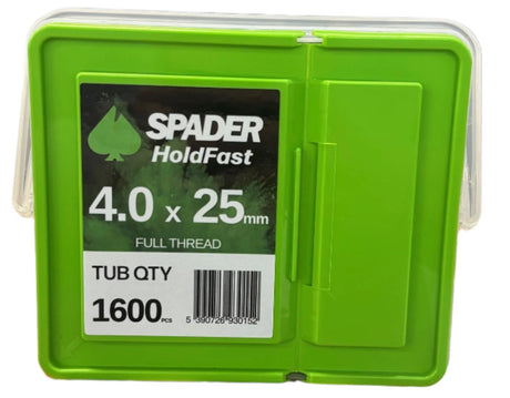 Spader Holdfast Superior Performance Woodscrews 4x25 QTY 1600