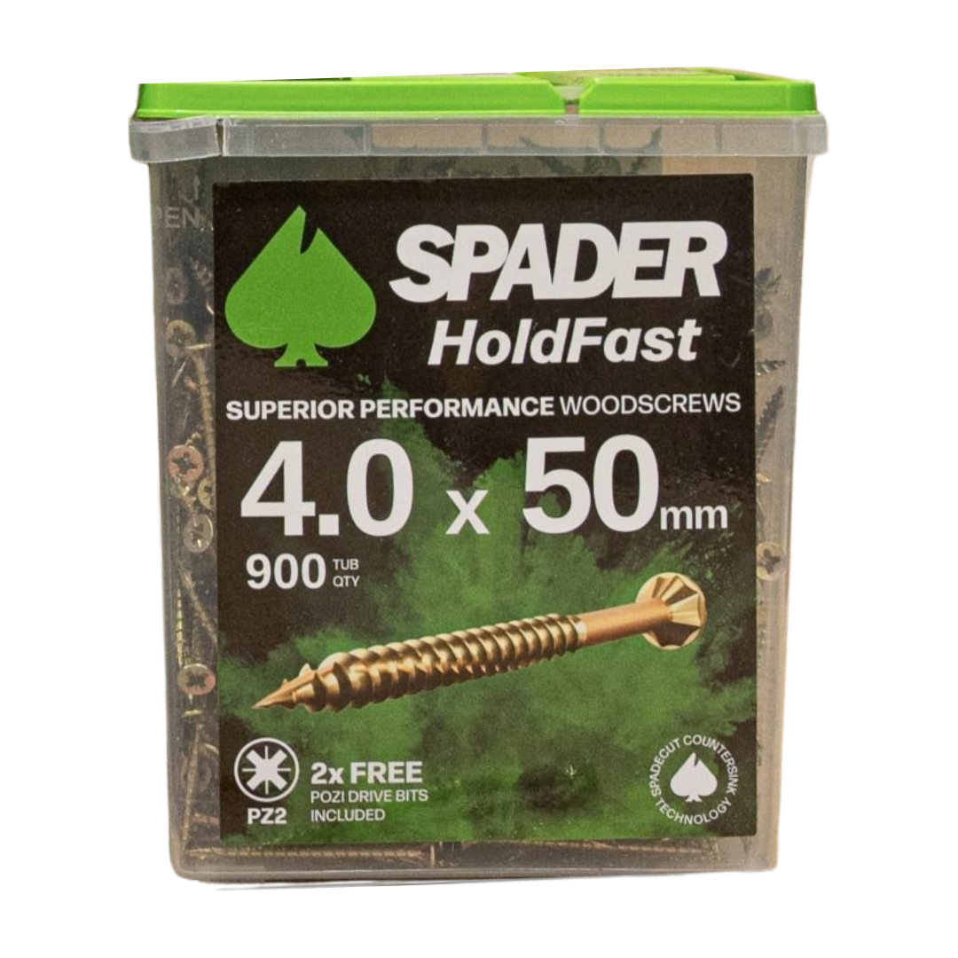 Spader Holdfast Superior Performance Woodscrews 4x50 QTY 900