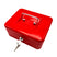 Sterling Combination Lock Cash Box | 200mm red