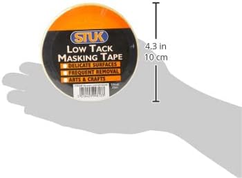 Stuk Low Tack Masking Tape - 50mm x 25m