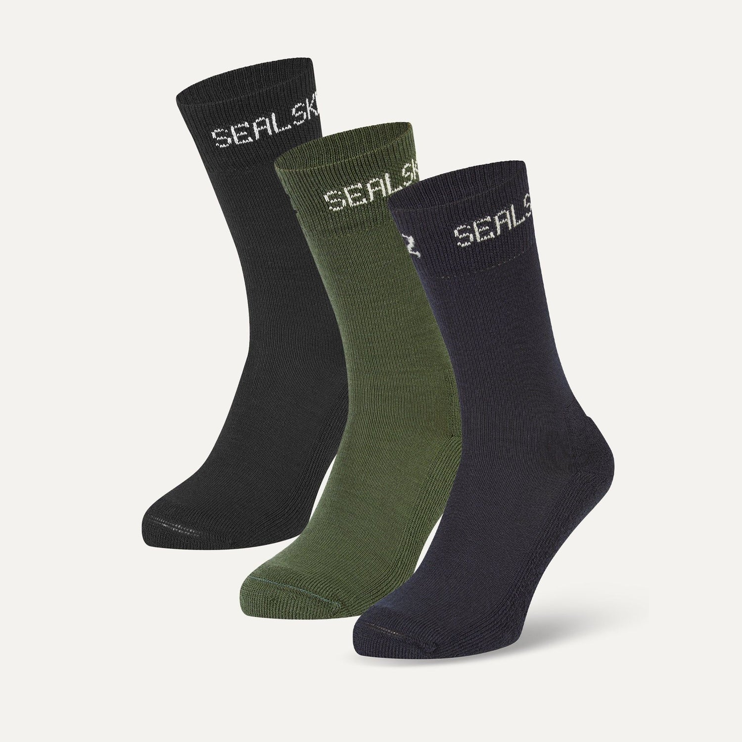 Suffield Solo Merino Liner Sock - 3 Pack