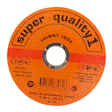 Super Quality 1 Skinny Inox Steel Cutting Orange Disc | 4.5 inches (115mmx1.6mmx22mm)