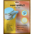 Super Quality 3 Glasspaper Sheet - Assorted Pack of 5