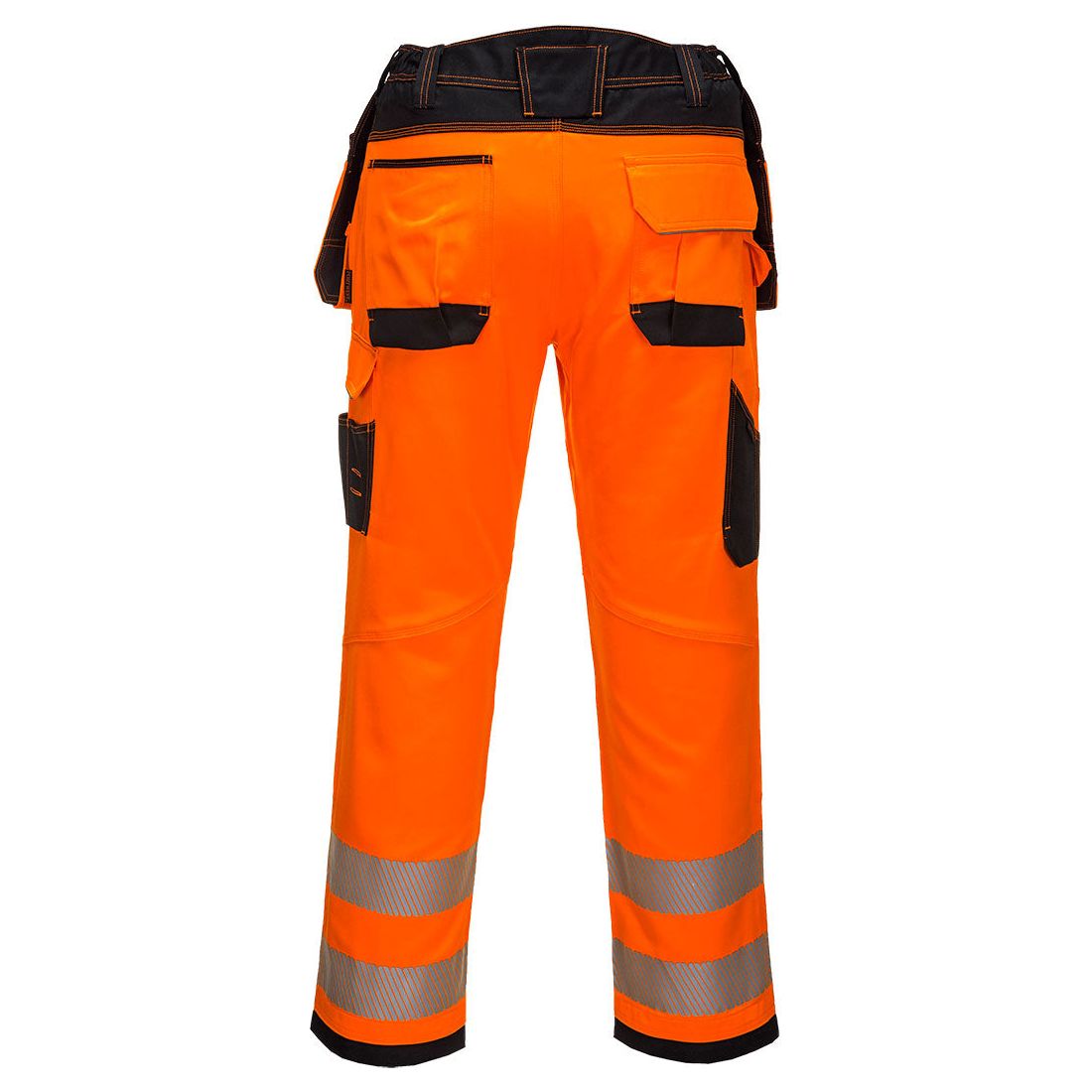 Portwest PW3 Hi - Vis Holster Work Trouser Orange
