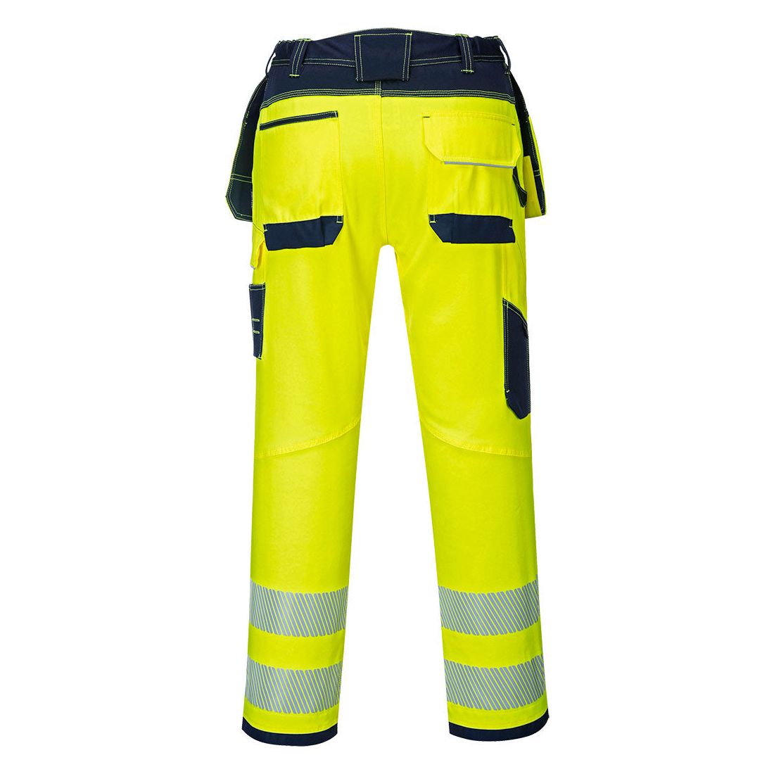 Portwest PW3 Hi - Vis Holster Work Trouser Yellow