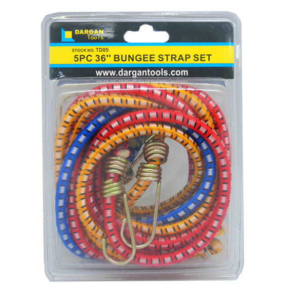 Dargan Bungee Cord Set – 900mm (36") | 5 Piece