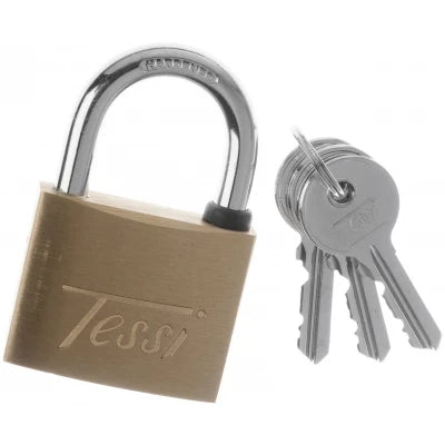 Tessi Solid Brass Padlock | 50mm