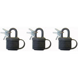Tessi Covered Padlocks Keyed Alike - 45mm | Pack of 3