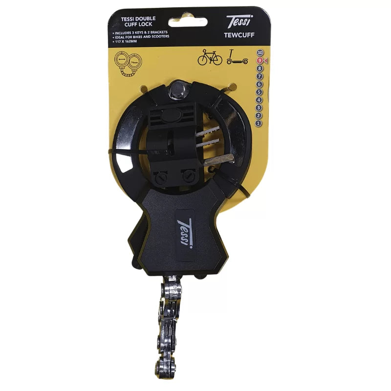 Tessi Double Cuff Bike and Scooter Cuff Lock