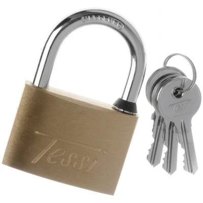 Tessi Solid Brass Padlock | 60mm