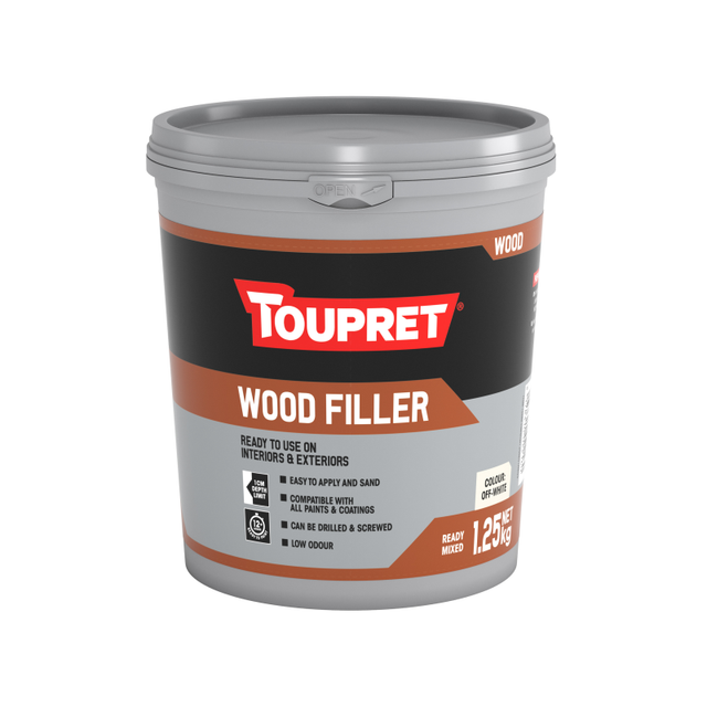 Toupret Fine Finish Wood Filler - White | 1.25KG