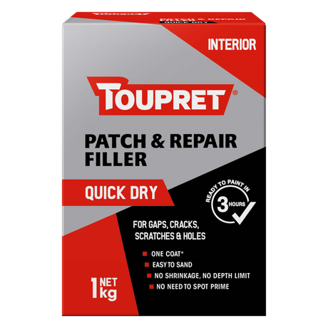Toupret Patch & Repair Filler Quick Dry 1kg
