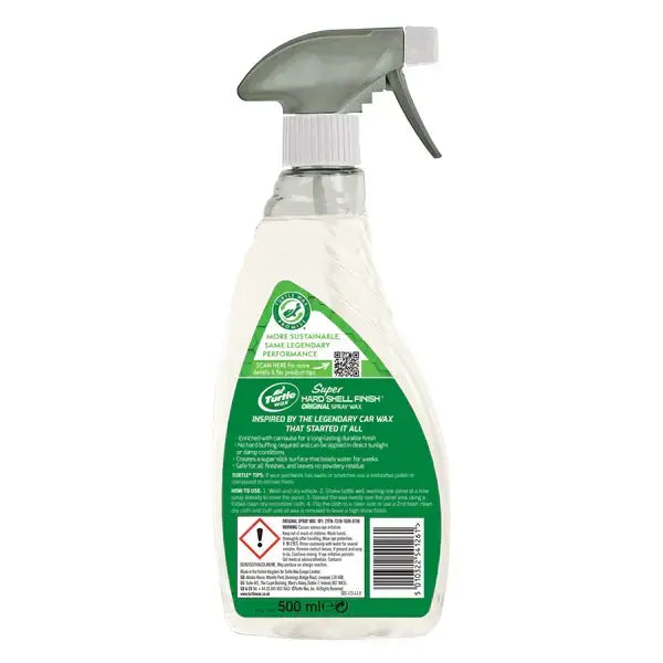 Turtle Wax Super Hard Shell Finish Original Spray Wax - 500ml