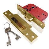 Union StrongBOLT 5 Lever Mortice Sashlock - Polished Brass