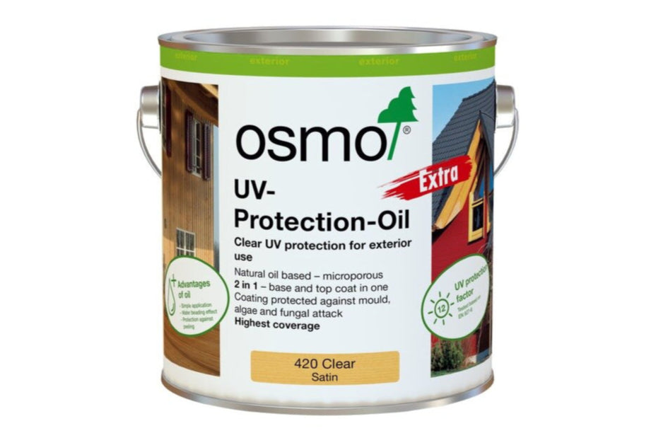 Osmo UV-Protection Oil Extra Clear Satin - 750ml