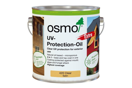 Osmo UV-Protection Oil Extra Clear Satin - 750ml