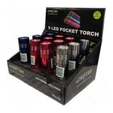 Ultralight 9-LED Pocket Torch & Battery
