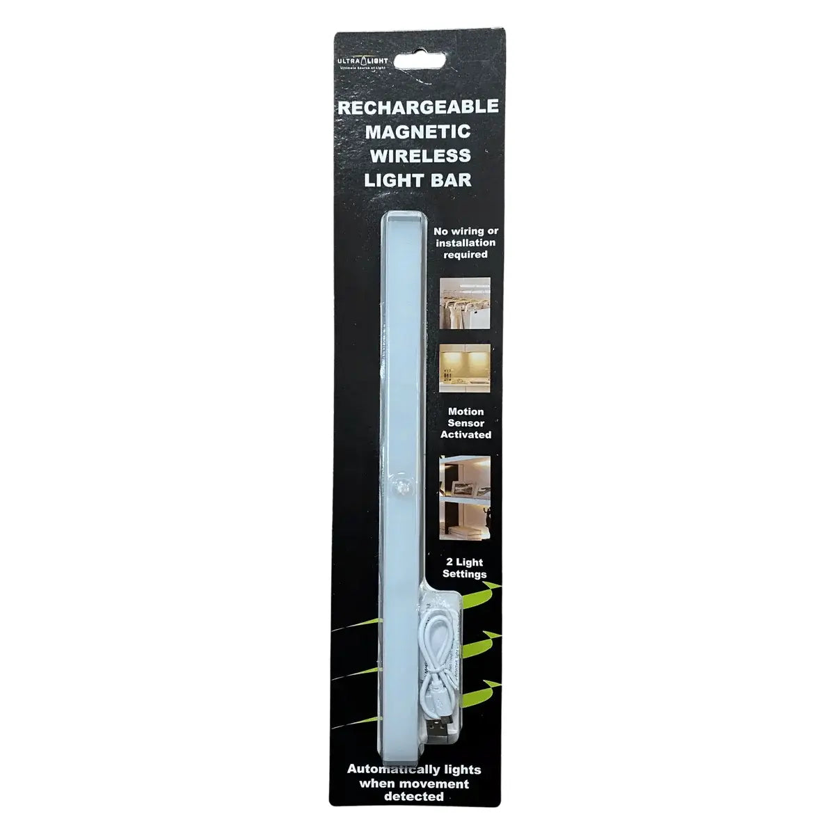 Ultralight LED Rechargeable Magnetic Wireless Light Bar | Ted Johnsons