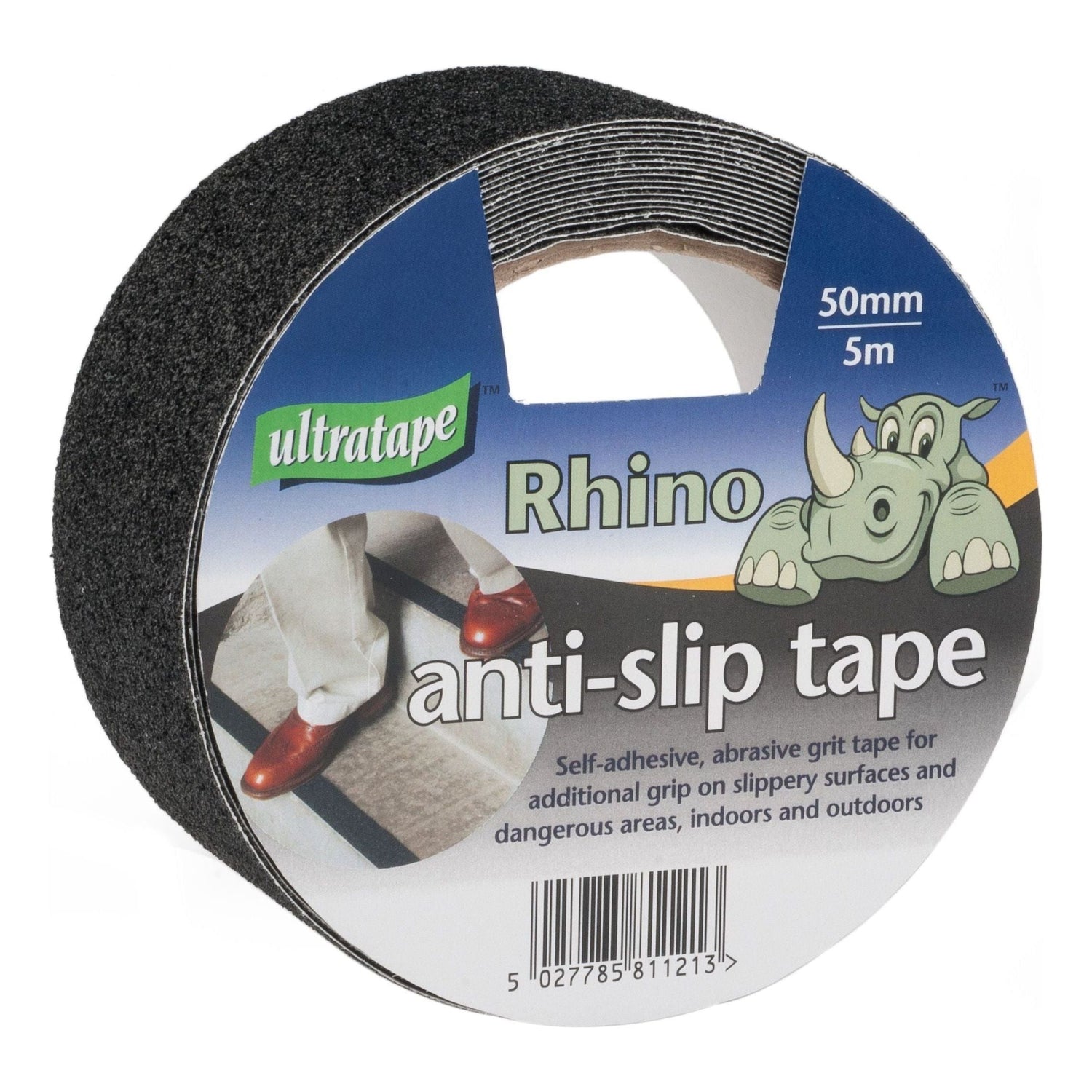 Ultratape Safe Grip Non-Slip Tape | 50mm x 5m - Black