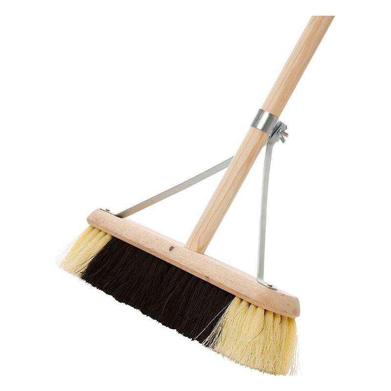 Varian Black & White Fibre Handled & Stay - 24″ / 610mm