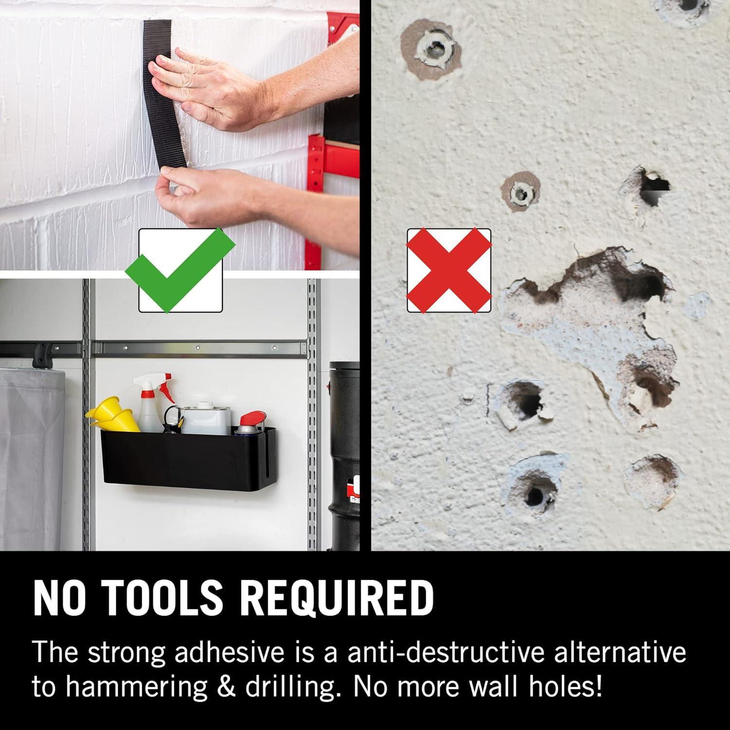 Velcro Heavy Duty Stick-On Tape - 1m x 50mm