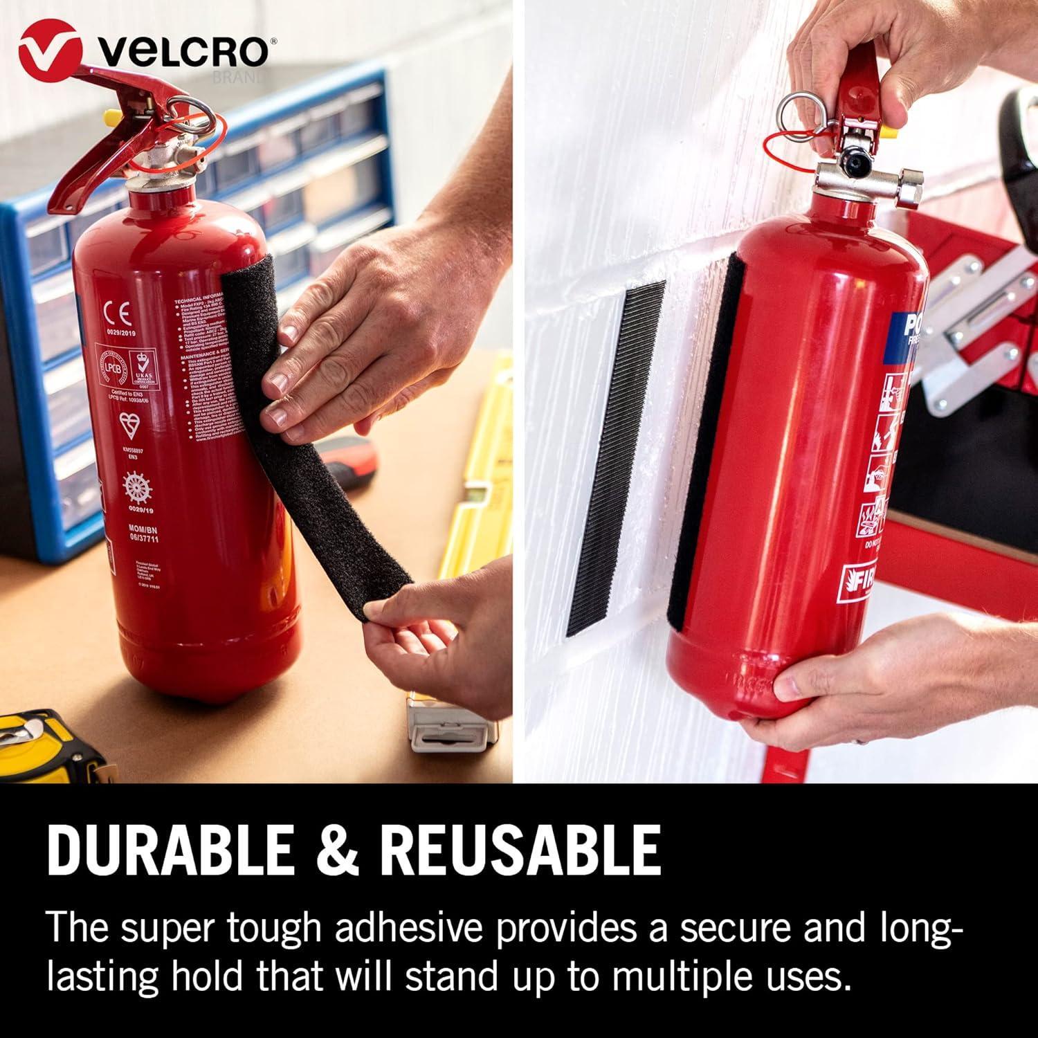 Velcro Heavy Duty Stick-On Tape - 1m x 50mm