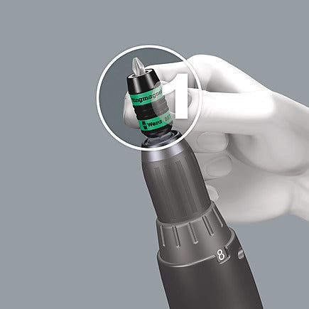 Wera 887/4 RR SB Rapidaptor Universal Bit Holder with ring magnet - 1/4" x 57 mm