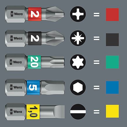 Wera Kraftform Kompakt 27 Set 1 - 7pc