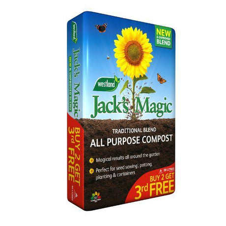 Westland Jack's Magic All Purpose Compost 40 Litre - 3 Buy, Get 3!