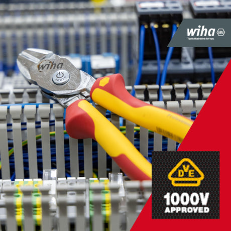 Wiha 38984 BiCut® Professional Electric Diagonal Cutters with DynamicJoint® 200mm