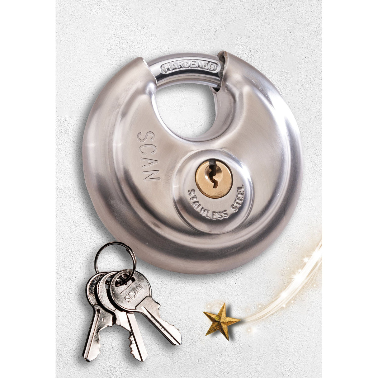 Scan 70mm Disc Padlock