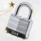 Scan 40mm Laminated Padlock Twin Pack