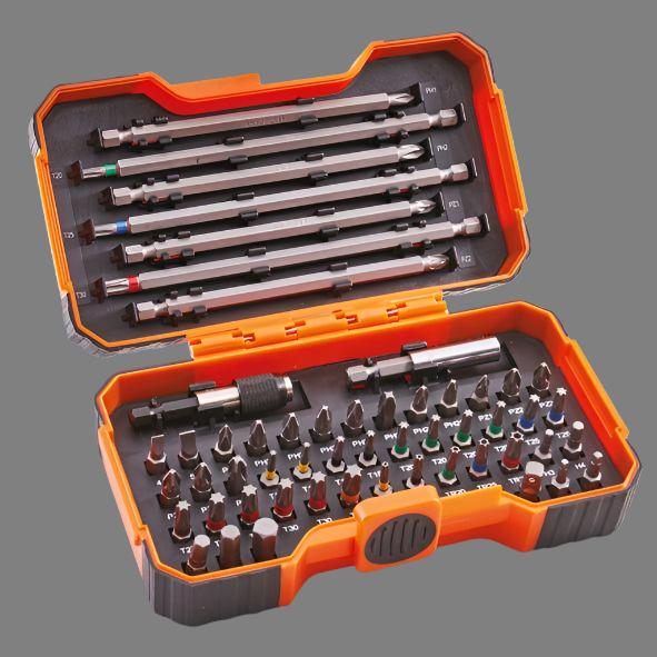 Bahco 54 Piece Colour Coded Bit Set