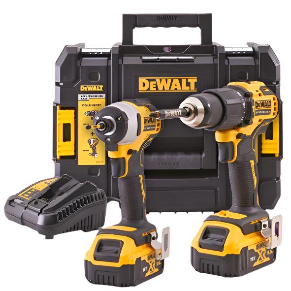 DeWALT 18V Combi & Impact Drill Twin Pack