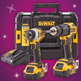 DeWALT 18V Combi & Impact Drill Twin Pack