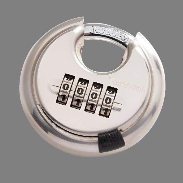 Defender 70mm Diskus Combination Padlock
