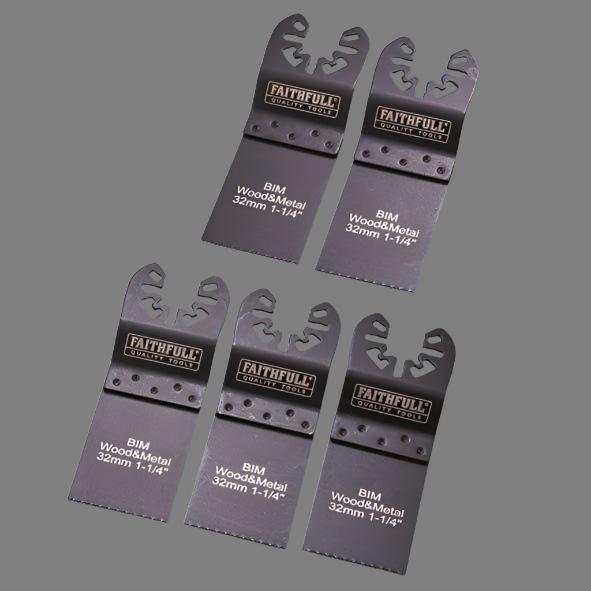 Faithfull 5 Piece Multi-Tool Blade Set