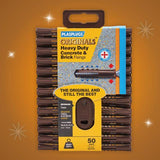 Plasplugs Original Heavy Duty Fixings - Pack of 50