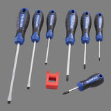 Faithfull Soft Grip Screwdriver Set - 8 Piece