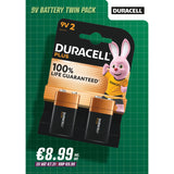 Duracell 9V Battery Twin Pack