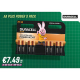 Duracell AA Plus Power 8 Pack