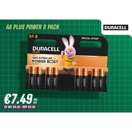 Duracell AA Plus Power 8 Pack