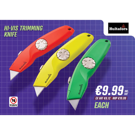 Hultafors Hi-Vis Trimming Knife