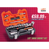 Bahco 3/8" Drive Socket Set