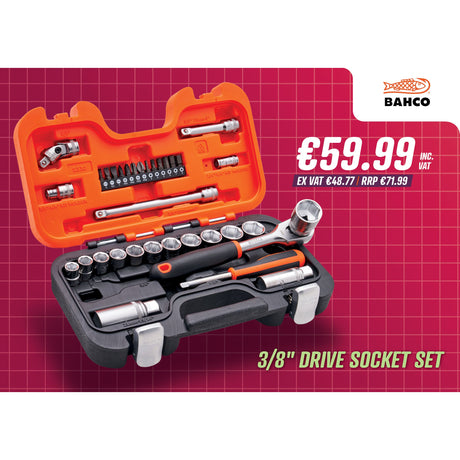 Bahco 3/8" Drive Socket Set